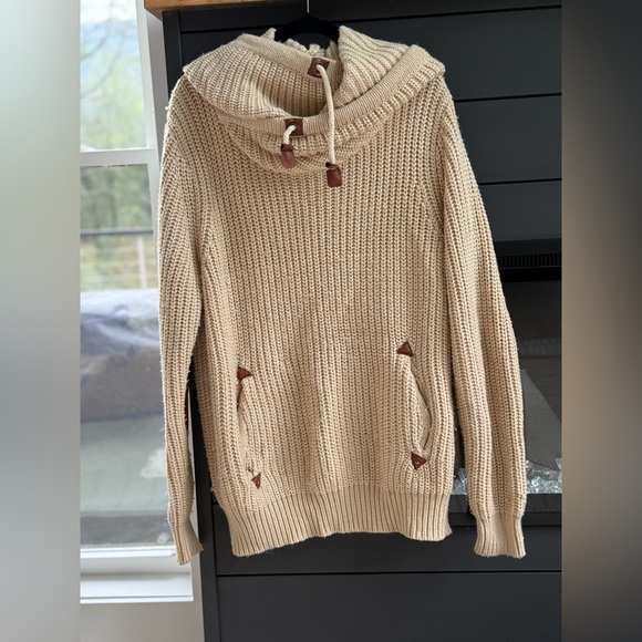 Hudson Jeans Beige Knit Sweater - Picture 1 of 6
